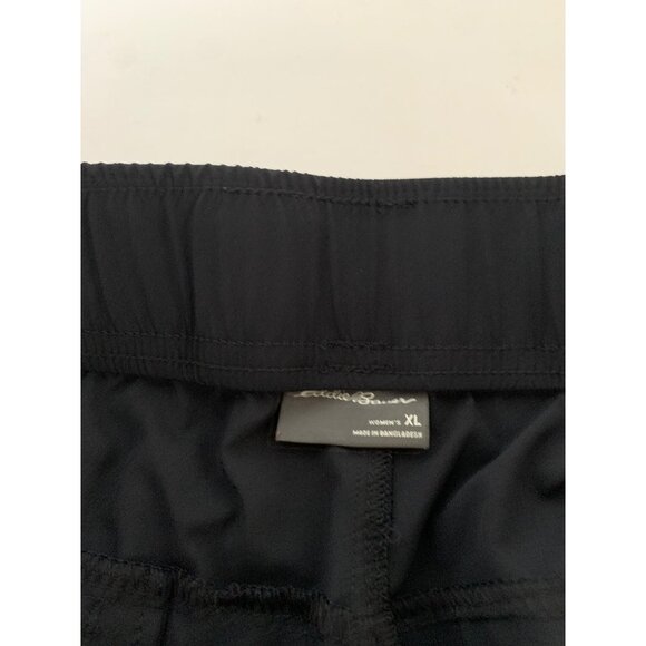 Eddie Bauer Womens Size XL Black Pull On Pants Pockets Comfort Casual - Picture 6 of 6